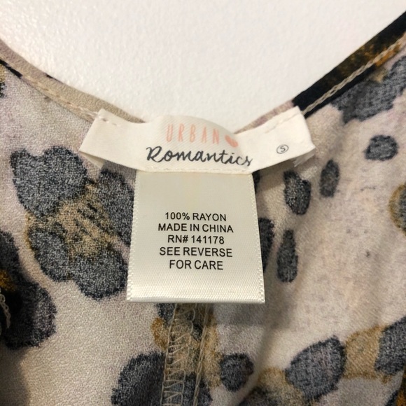 Urban Romantics Leopard Print Wide Leg Jumpsuit - Picture 2 of 8